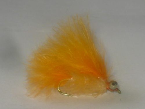 Bead chain fritz streamer orange fly