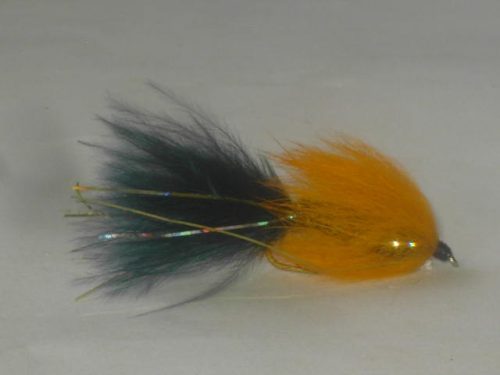 La Orange Blacky streamer fly