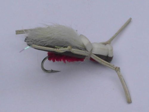 Super model red fishing fly
