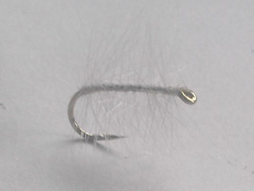 White Palmer dry fly