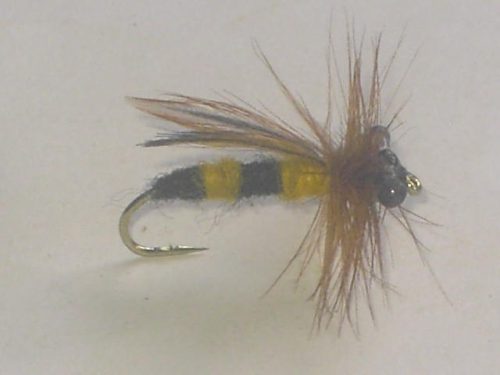 Yellow jacket dry fly