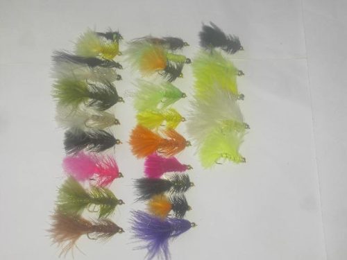 25 Assorted bead head streamers