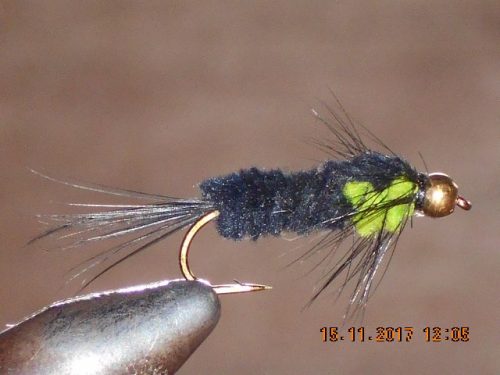 Green Beadhead Montana Nymph