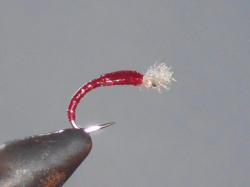 3D Glass Blood fishing Fly for sale