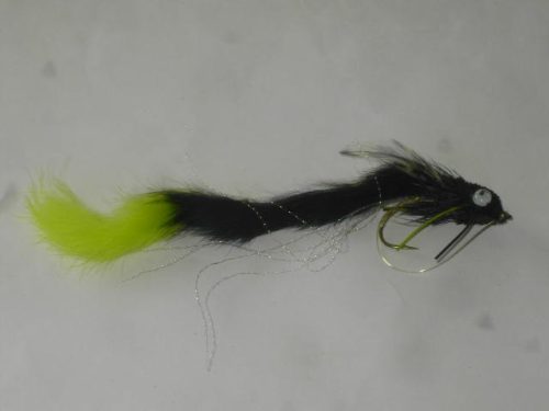 black Umpqua swimming water dog fly