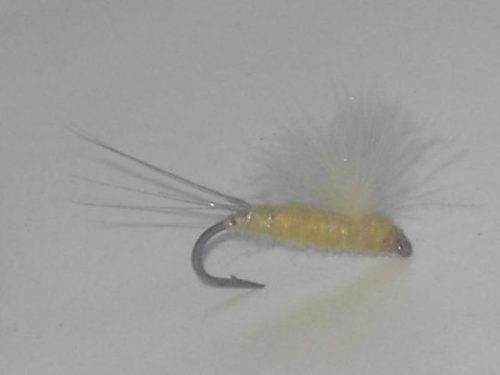 CDC Direct Hackle Cream fly pattern