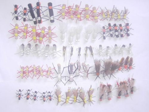 75 Assorted Foam fishing Flies for sale