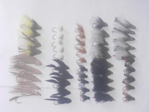 50 Assorted muddlers fishing flies