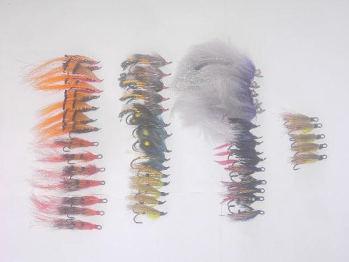 50 Assorted Salmon fishing flies for sale