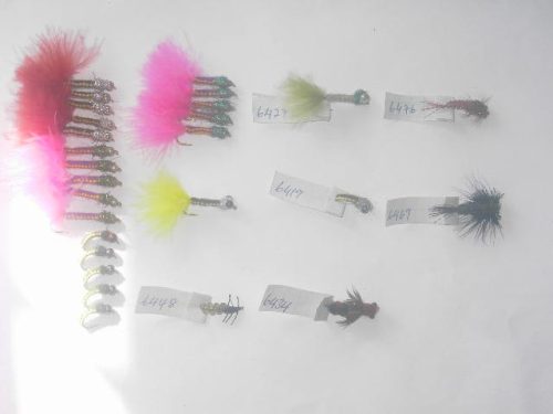 50 assorted woven fishing flies for sale