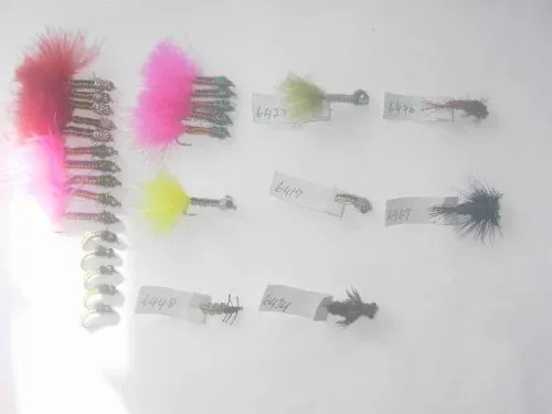 50 assorted woven fishing flies for sale