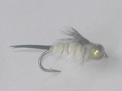 bead head boss white nymph