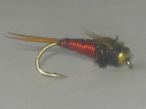 Beadhead Copper John Red