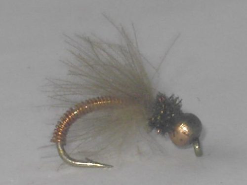 Beadhead Metallic Caddis Copper Nymph