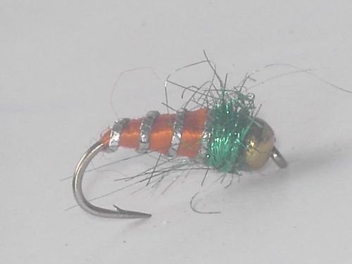 Orange Beadhead Heavy Nymph