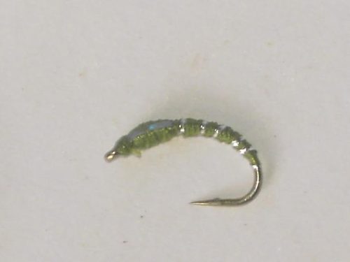 Buzzer olive glitters wet fly