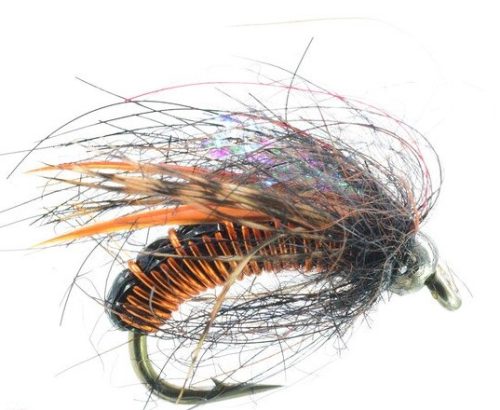 Amber Hot Wire scud Fly