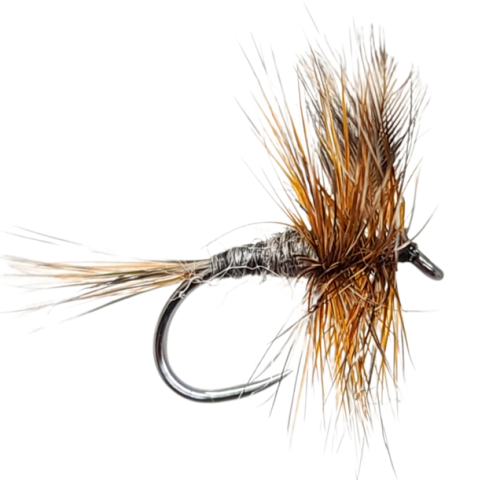 Barbless Adams fly