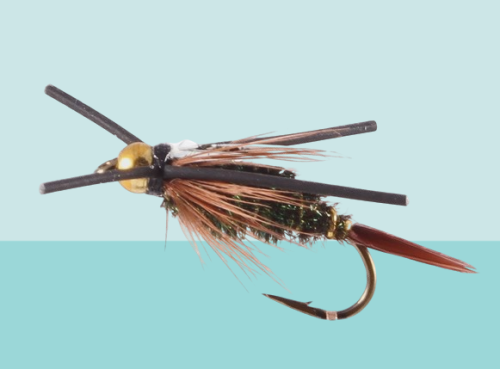 Prince Nymph, Bead Head, Rubber Legs