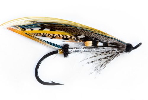 Silver Grey Salmon fishing fly pattern