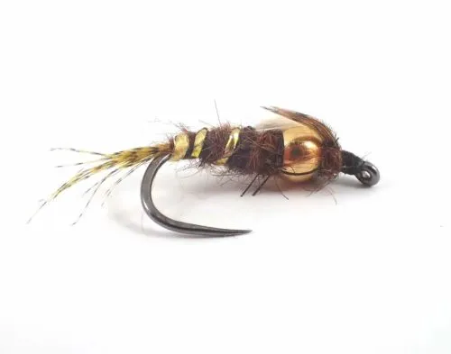 Brown Mayfly Nymph fishing fly pattern