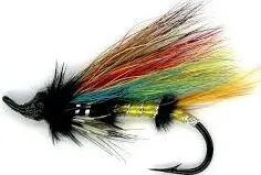 Jock Scott Single Hook Salmon Fly